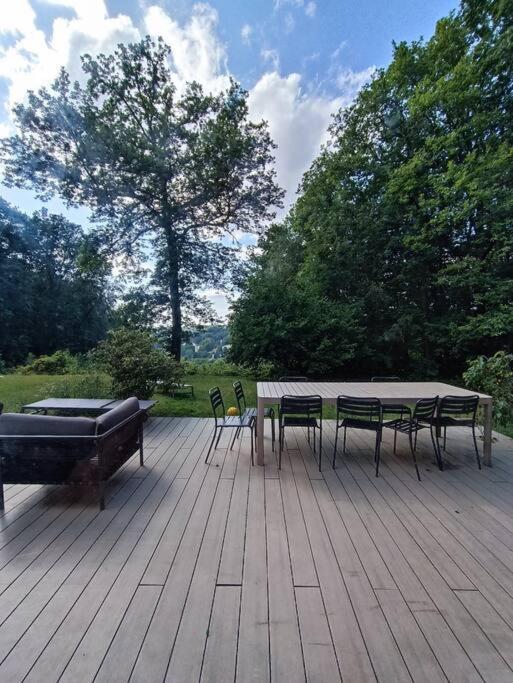Maison Canadienne Dans La Foret Tourville-sur-Pont-Audemer エクステリア 写真