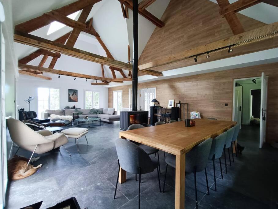Maison Canadienne Dans La Foret Tourville-sur-Pont-Audemer エクステリア 写真