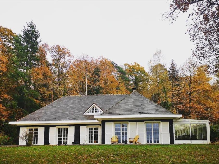 Maison Canadienne Dans La Foret Tourville-sur-Pont-Audemer エクステリア 写真