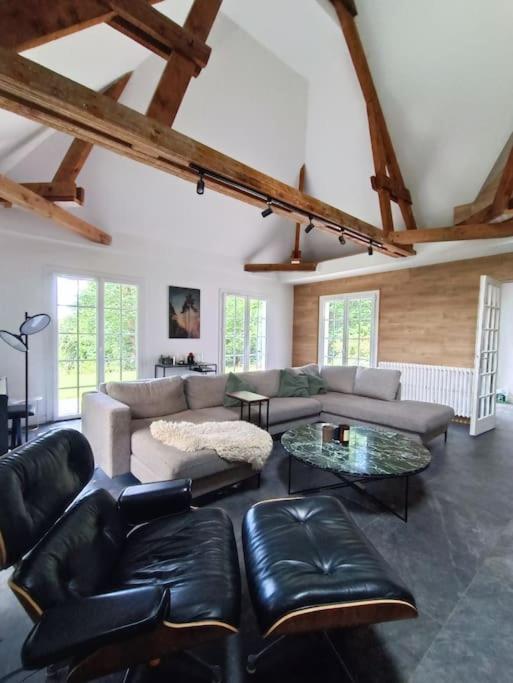 Maison Canadienne Dans La Foret Tourville-sur-Pont-Audemer エクステリア 写真
