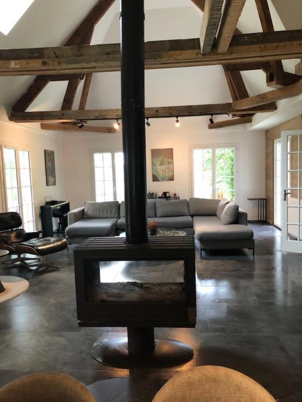 Maison Canadienne Dans La Foret Tourville-sur-Pont-Audemer エクステリア 写真