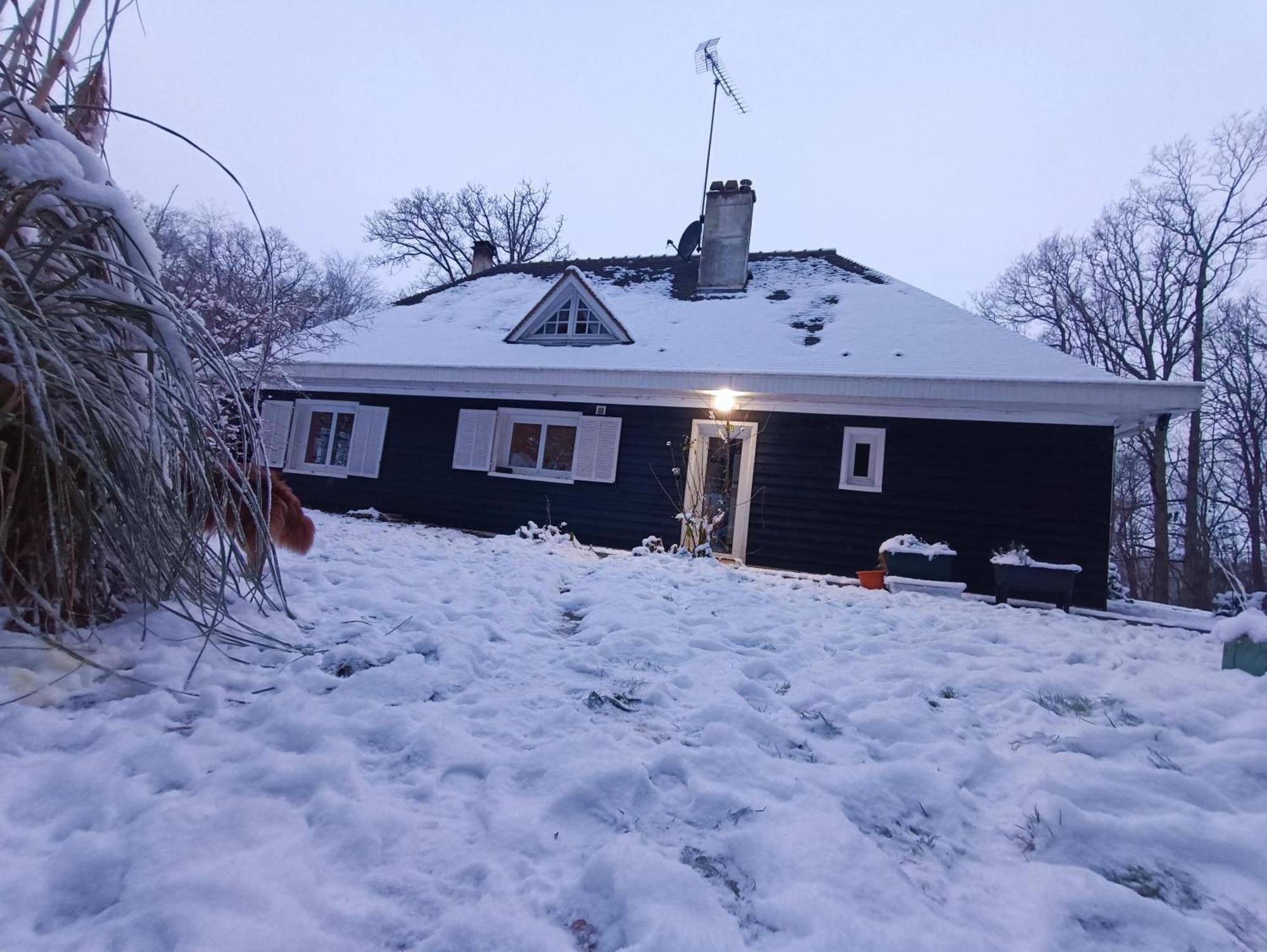 Maison Canadienne Dans La Foret Tourville-sur-Pont-Audemer エクステリア 写真